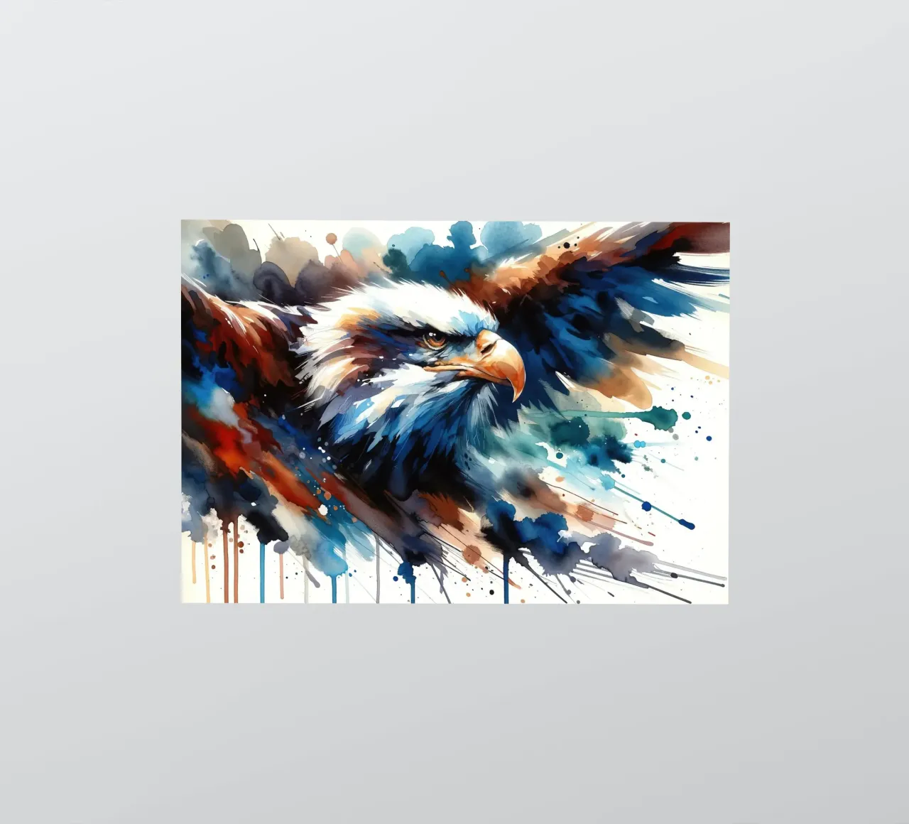Soaring Majesty of the Eagle sticker by Chromatic Fusion Studio