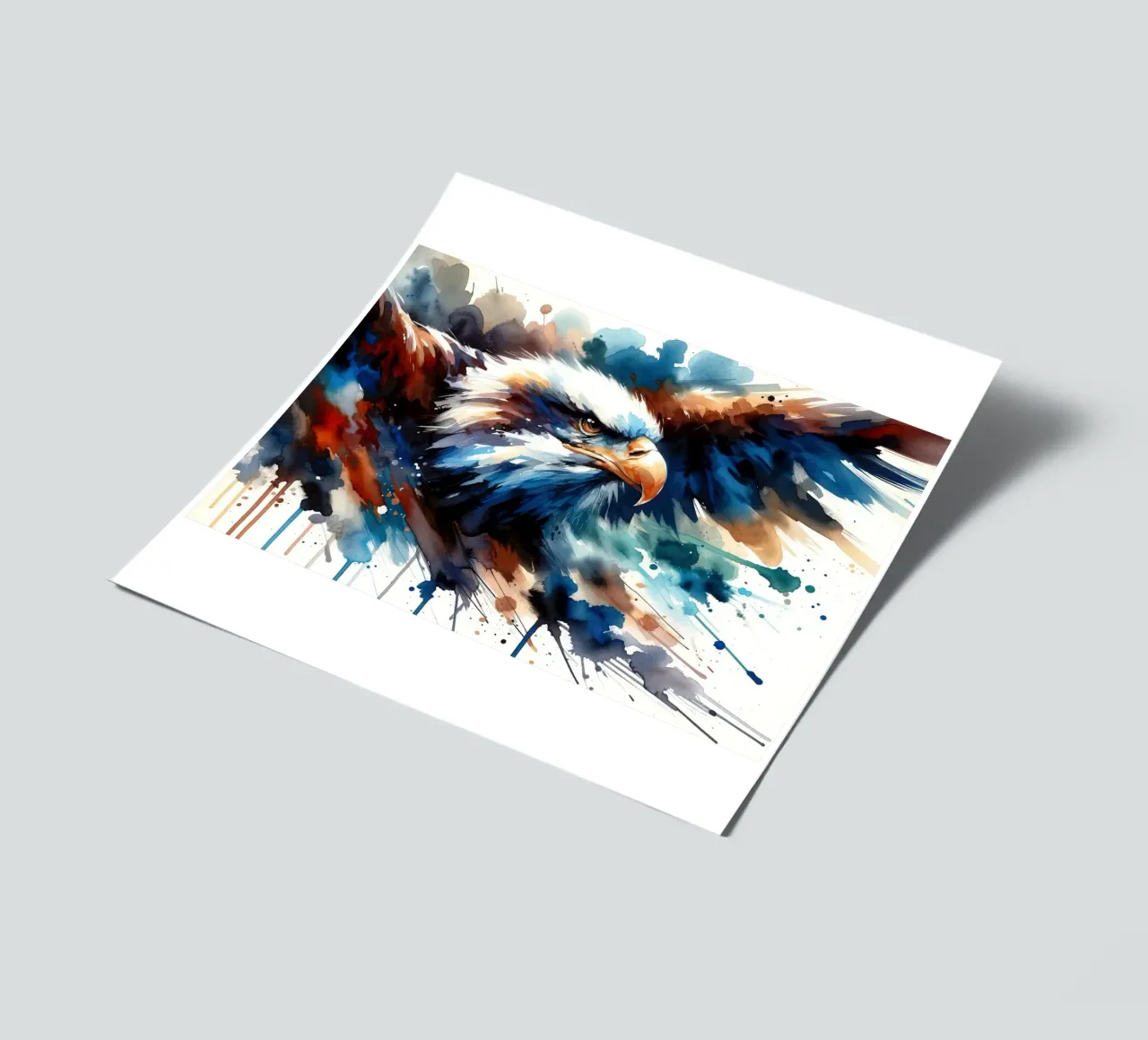 Die aufsteigende Majestät des Adlers Stickerbogen von Chromatic Fusion Studio