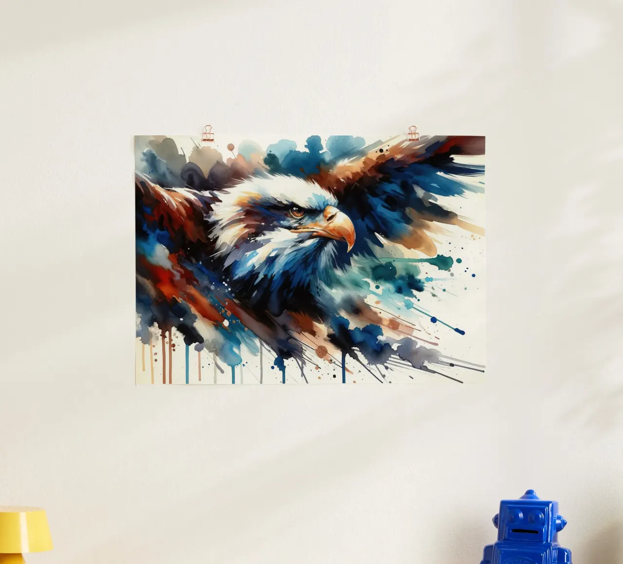 Die aufsteigende Majestät des Adlers Poster von Chromatic Fusion Studio