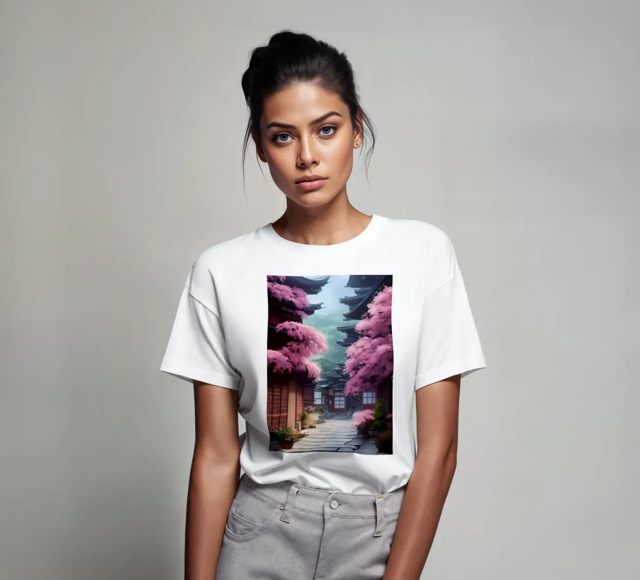 Ciliegio in fiore Giappone Arte t-shirt da Mikesell
