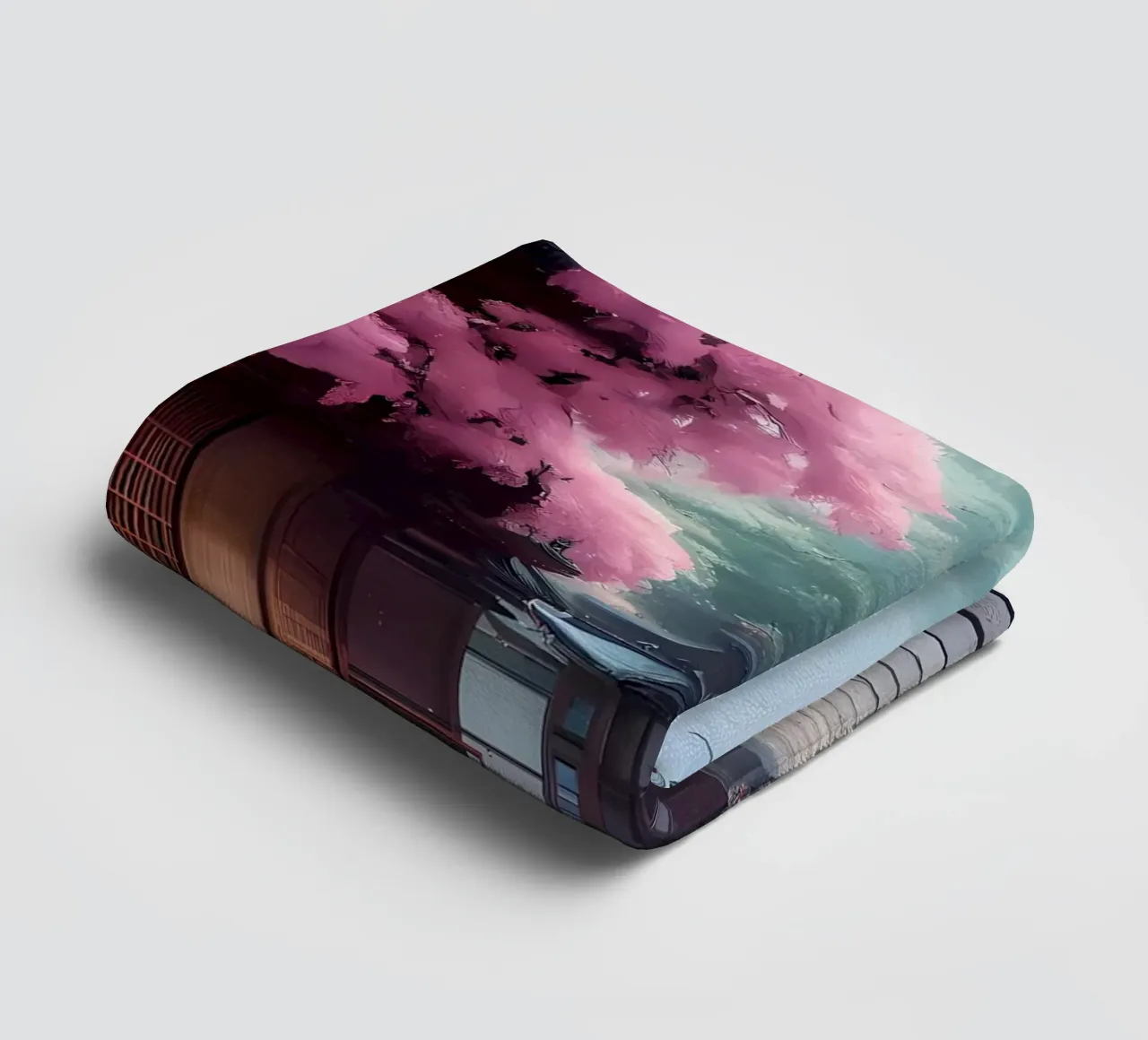 Fleur de cerisier Japon Art serviette de bain de Mikesell