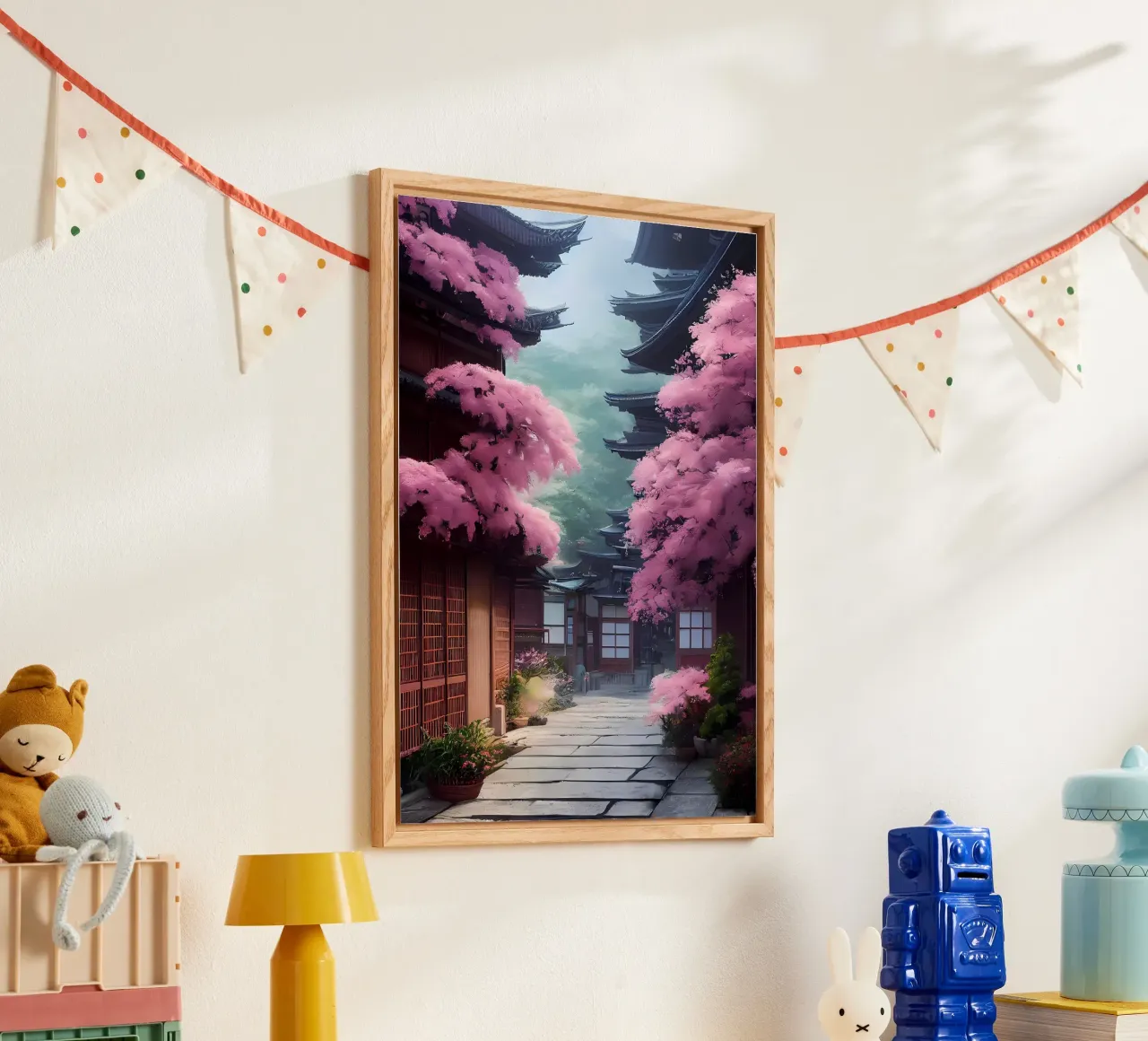 Cherry Blossom Japan Art acrylic glass by Mikesell