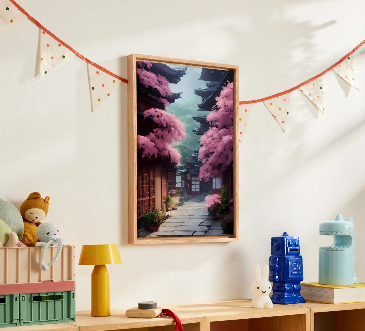 Cherry Blossom Japan Art canvas by Mikesell
