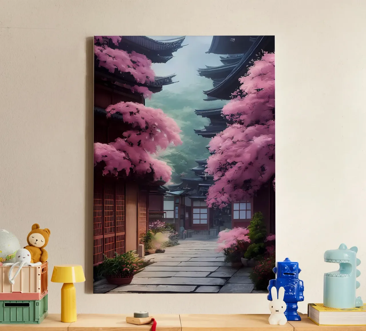 Cherry Blossom Japan Art canvas by Mikesell
