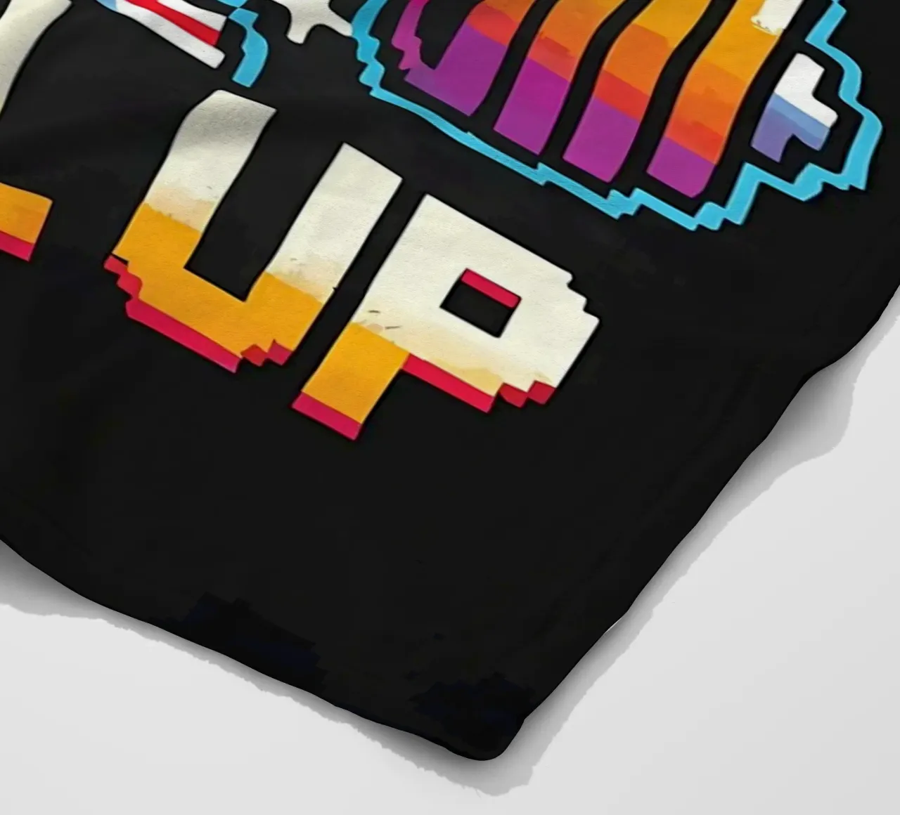 Time To Level Up, Gym Gamer, Workout Gaming fleece blanket by Delaplane
