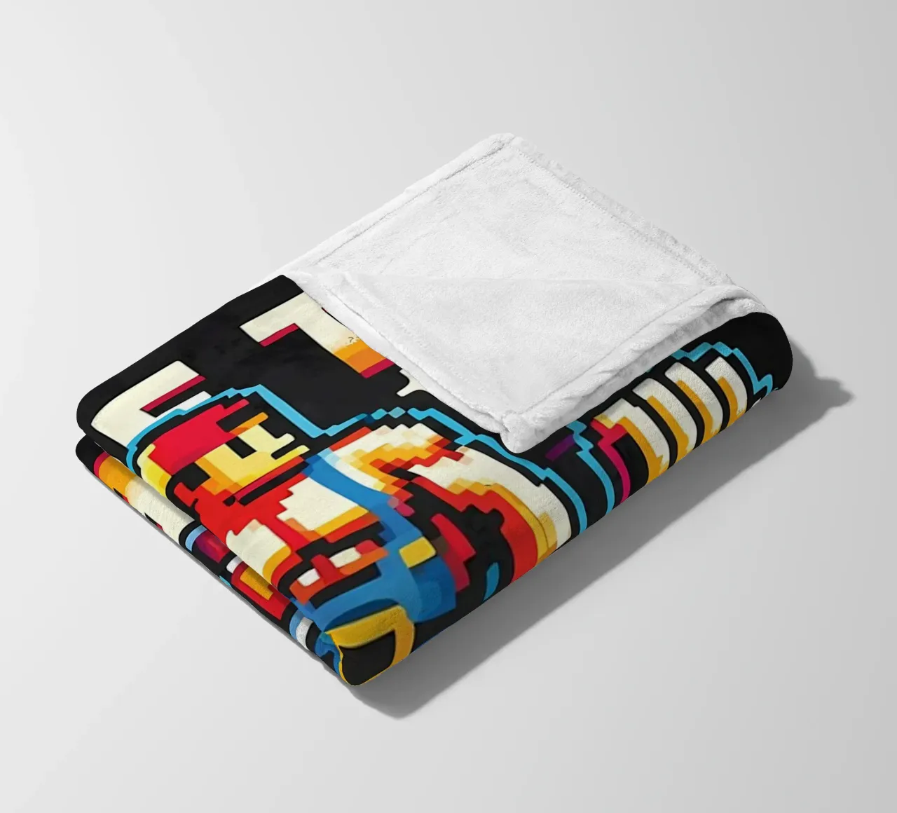 Time To Level Up, Gym Gamer, Workout Gaming fleece blanket by Delaplane