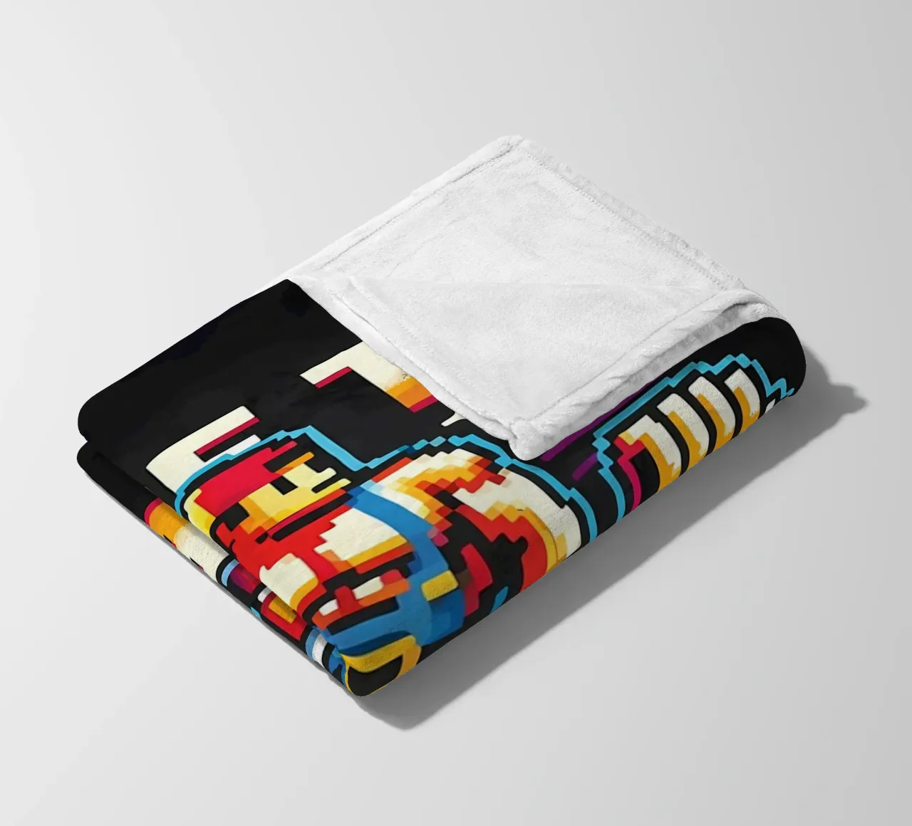 Time To Level Up, Gym Gamer, Workout Gaming fleece blanket by Delaplane
