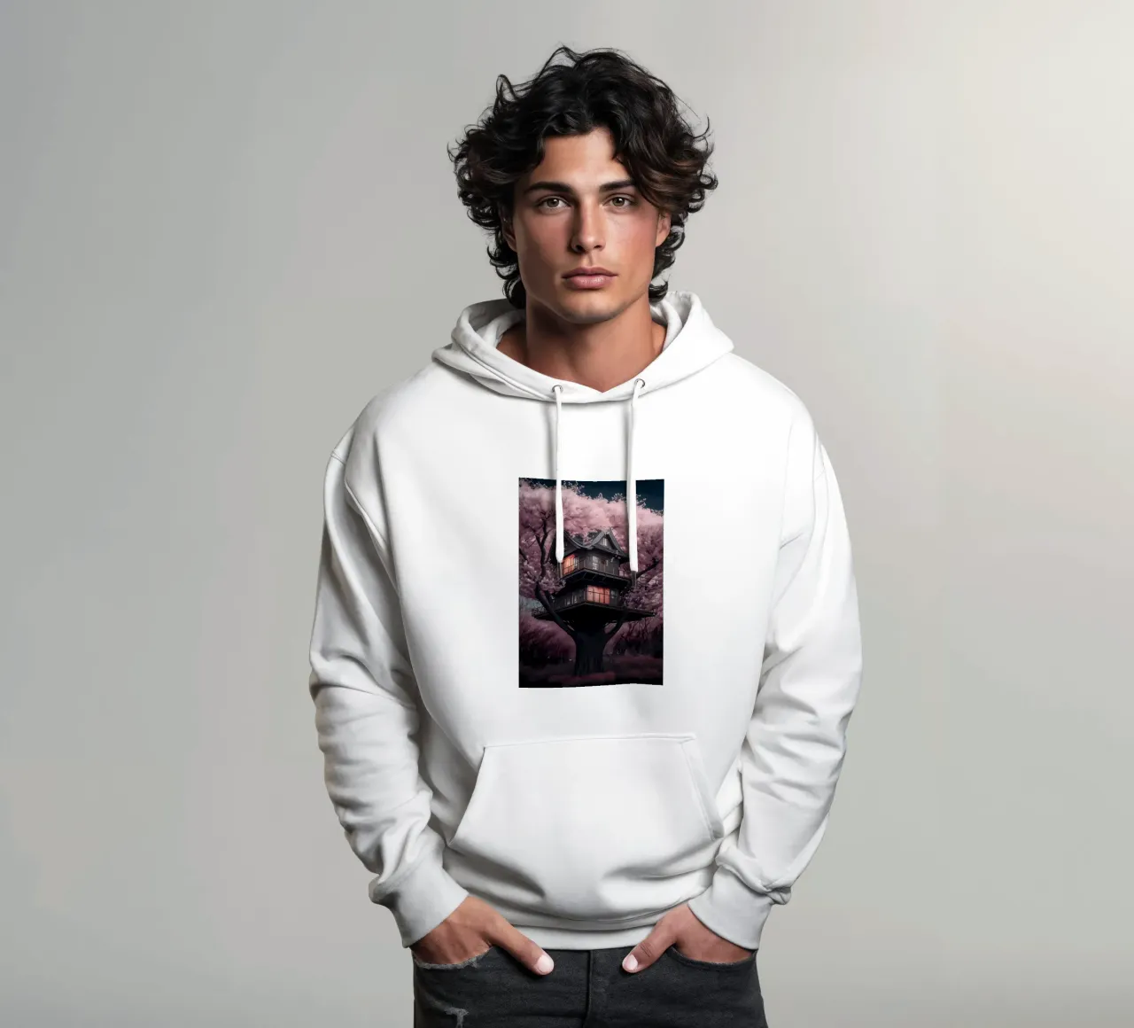 Ciliegio in fiore Giappone Arte felpa con cappuccio da Mikesell