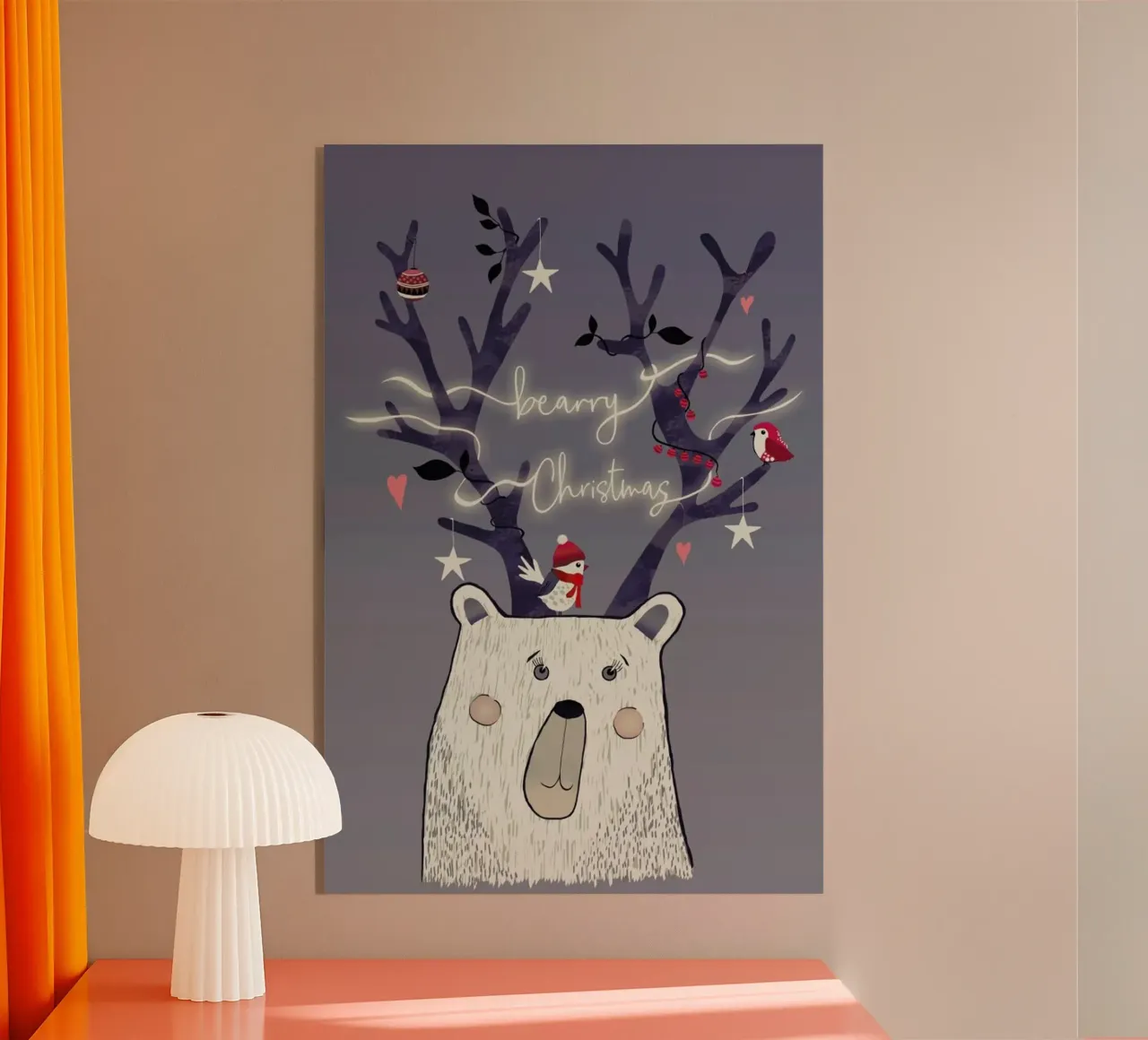 Bearry X-Mas plexiglass da Sabrina Ziegenhorn