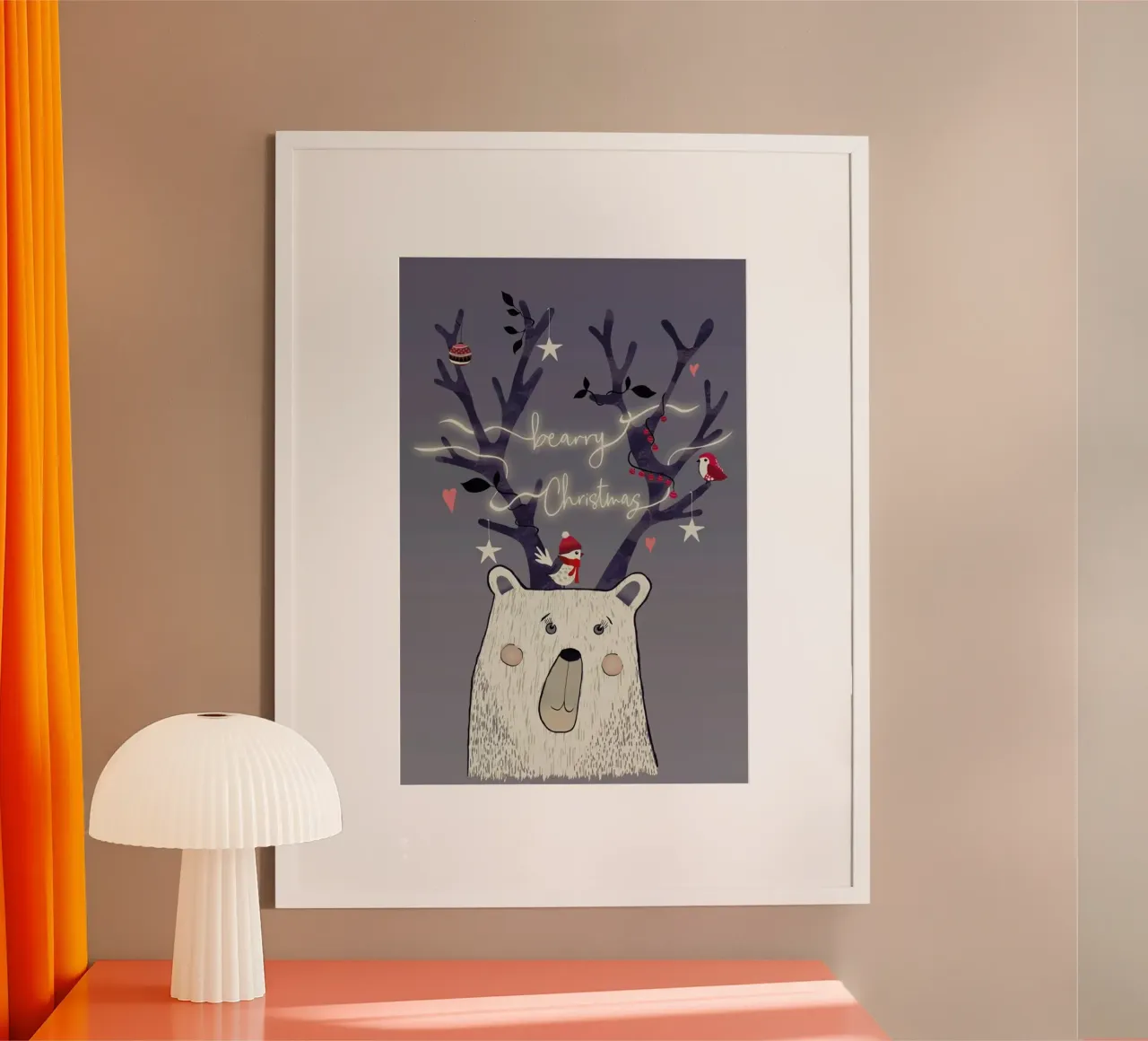 Bearry X-Mas carta hahnemühle da Sabrina Ziegenhorn