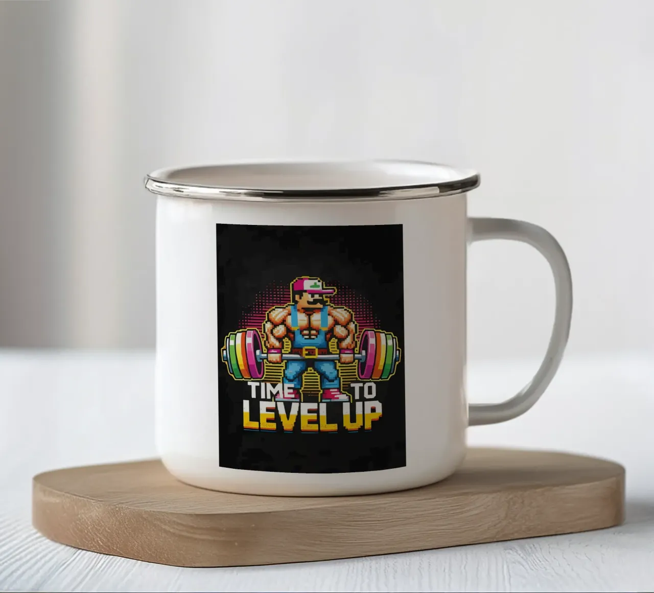 È ora di aumentare il livello di allenamento del gioco tazza in smalto da Delaplane