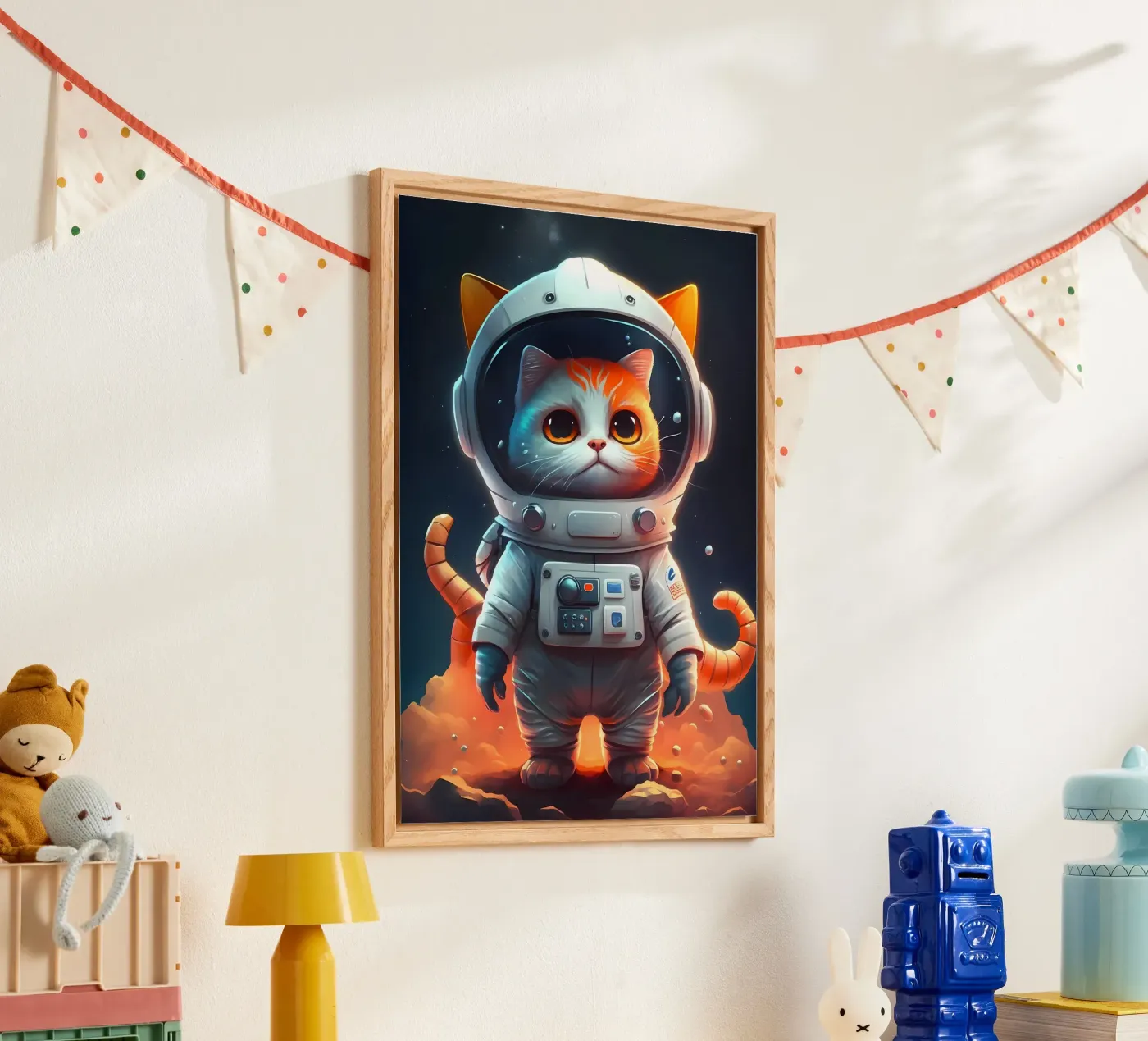 Chat spatial astronaute plexiglas de Mikesell