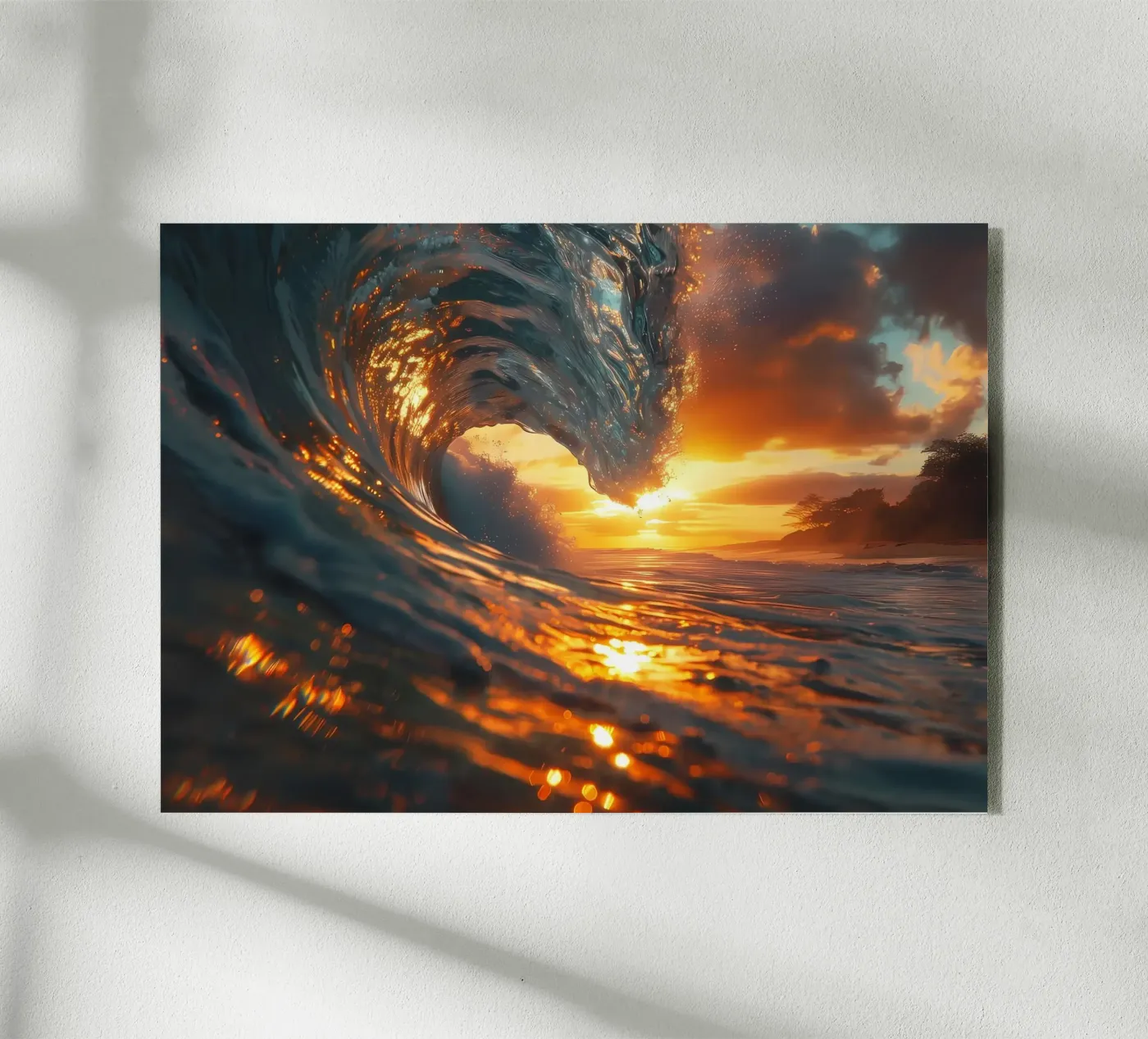 Summer Beach Waves plexiglass da Ginnery
