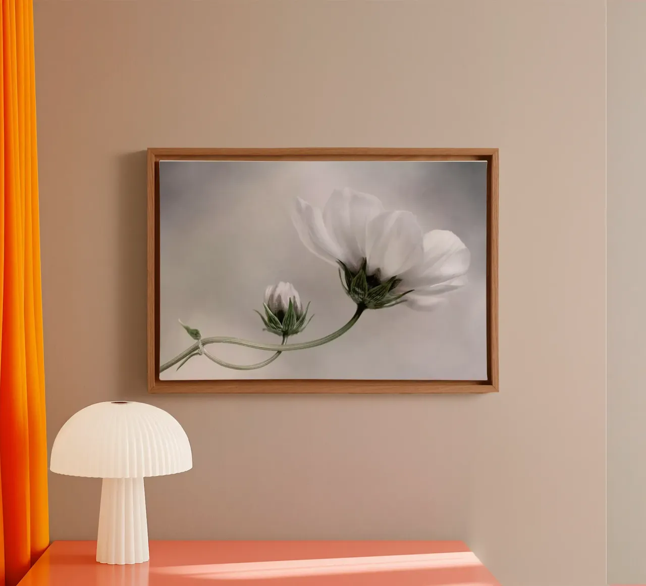 Semplicemente Cosmos - Mandy Disher tela con Cornice a cassetta da Pictufy
