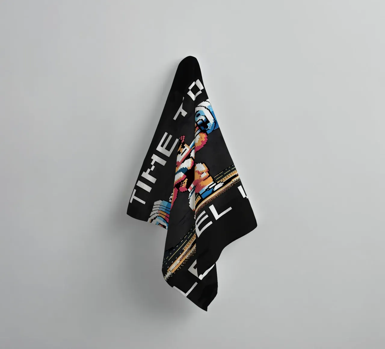Time To Level Up Gym Gamer towel by Delaplane