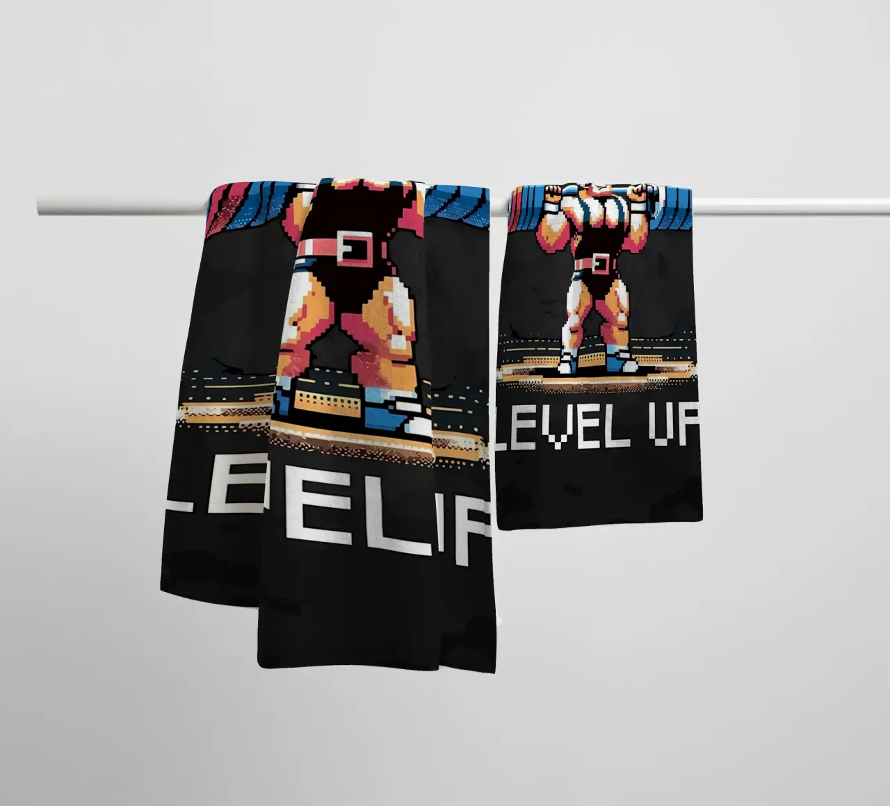 Time To Level Up Gym Gamer towel by Delaplane