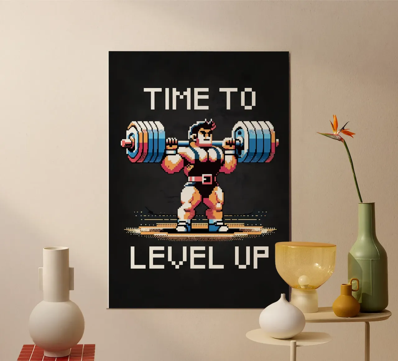 È tempo di salire di livello per i giocatori della palestra poster da Delaplane
