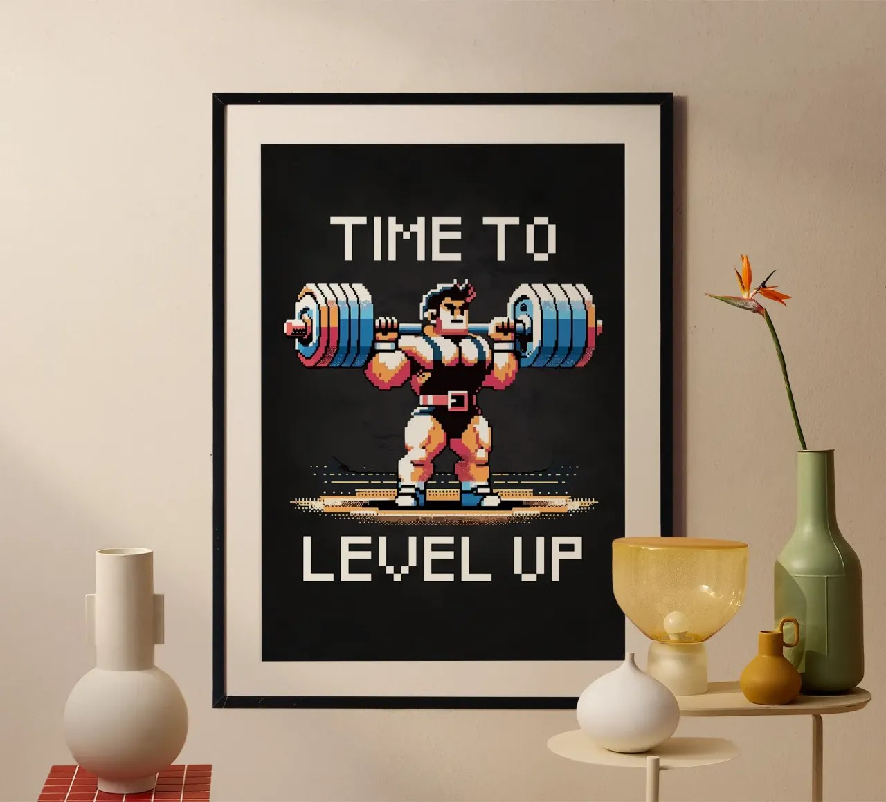 È tempo di salire di livello per i giocatori della palestra poster da Delaplane