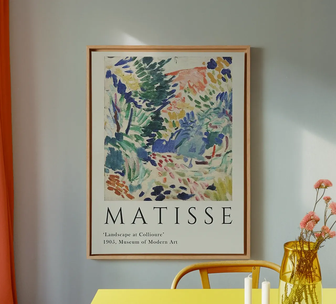 Arte di Matisse tela con Cornice a cassetta da Perdana shop