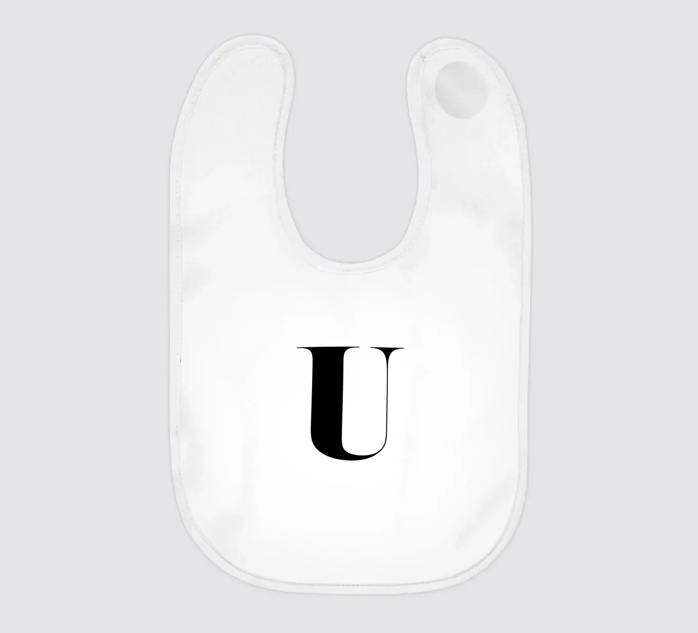 U baby bib by Mottos by Sinan Saydik