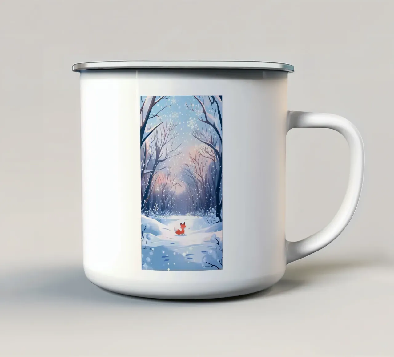 Poster minimalista 213 tazza in smalto da Kadynce
