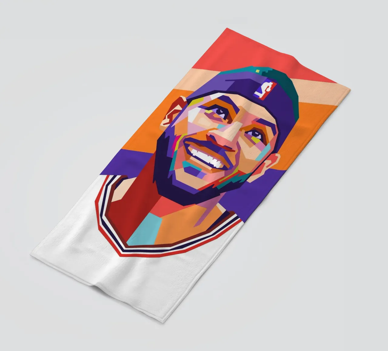 Carmelo Anthony sullo stile artistico di WPAP telo mare da Hantamrata