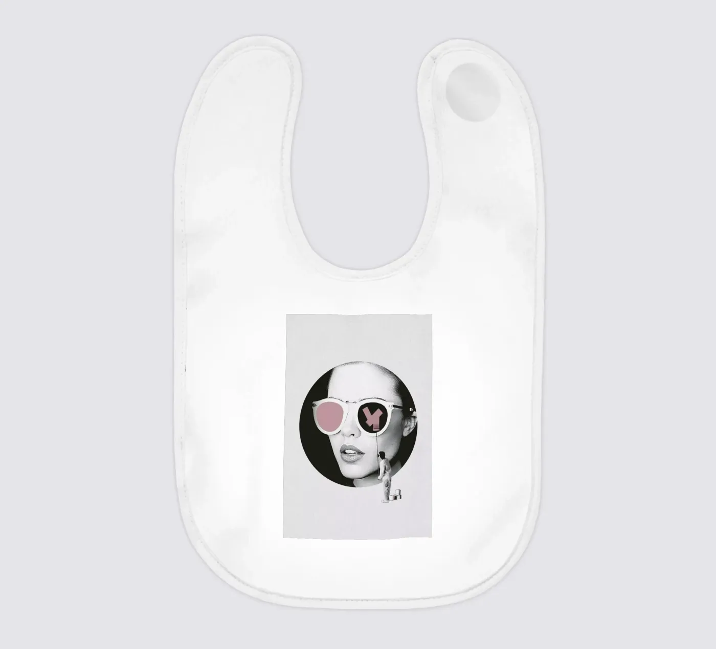 Another Perspective baby bib by Maarten Léon