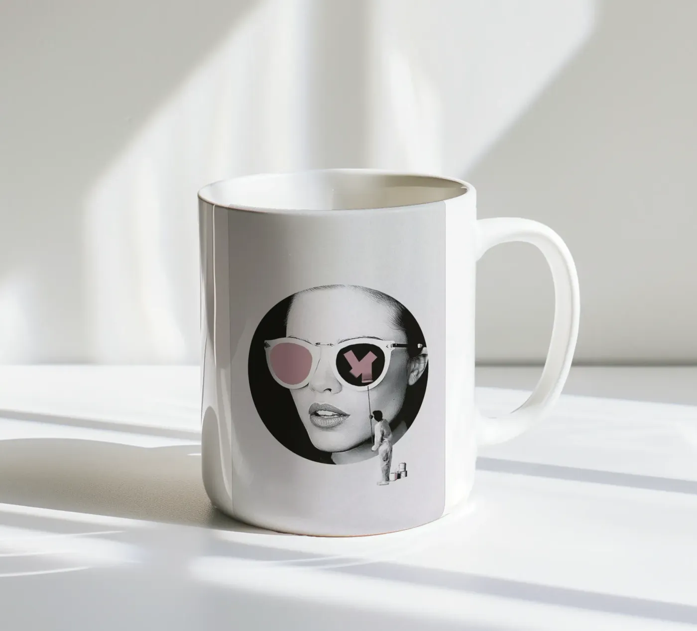 Another Perspective ceramic mug by Maarten Léon