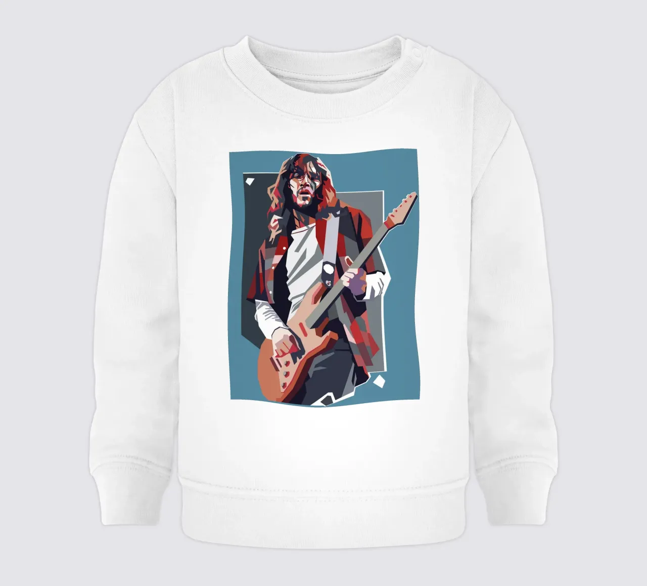 John Frusciante art baby sweatshirt by Hantamrata