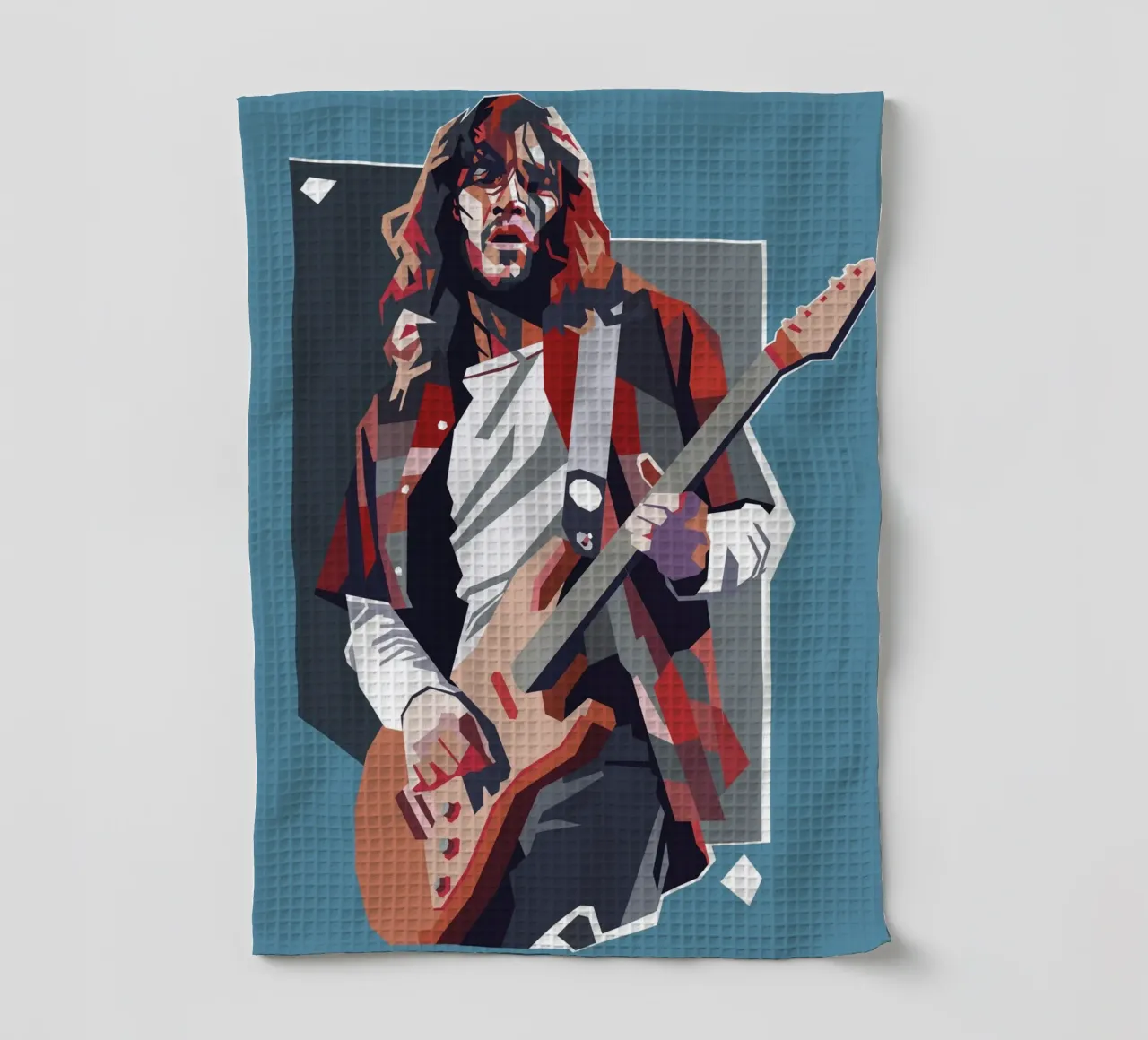 John Frusciante Kunst Geschirrtuch von Hantamrata