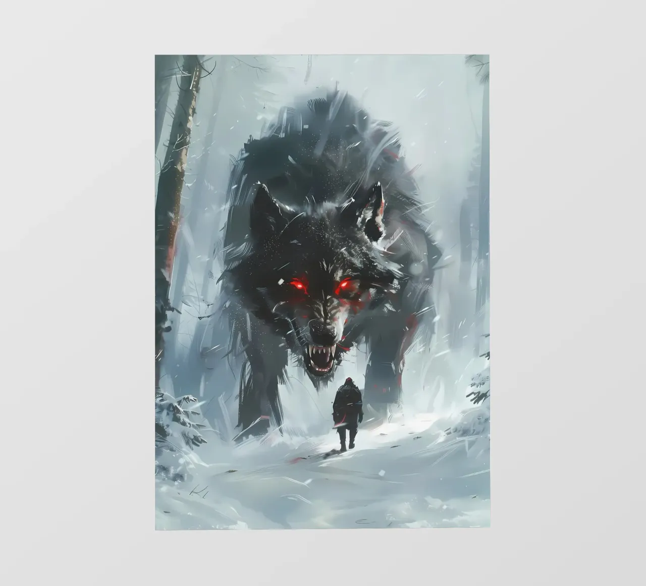 Lupo vichingo Fenrir telo in pvc da Ginnery
