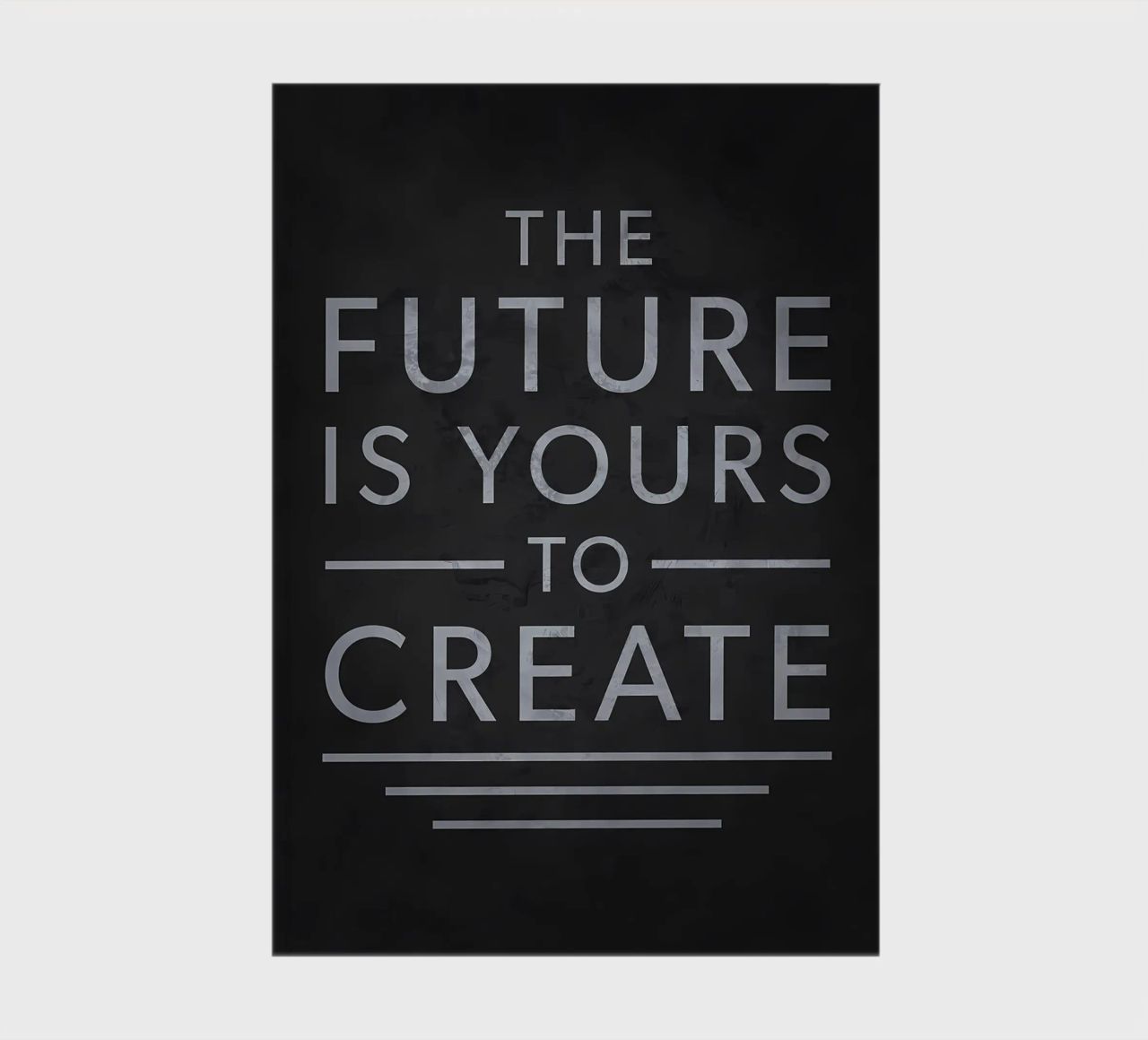 Future Is Yours To Create notebook by Bassy