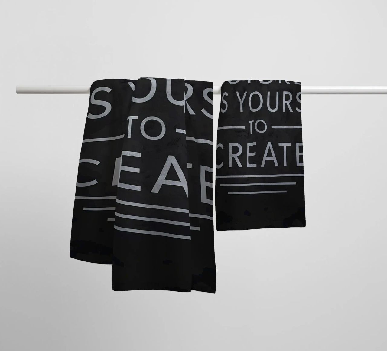 Future Is Yours To Create towel by Bassy