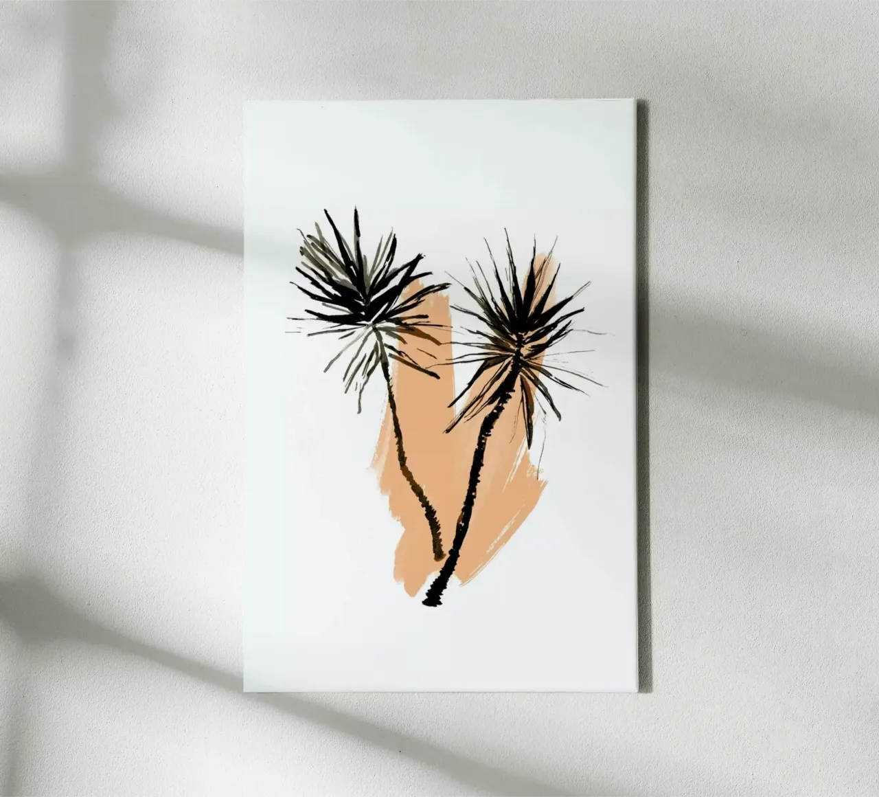 Plants & Colours 1 canvas with Floater frame by Farina Kuklinski