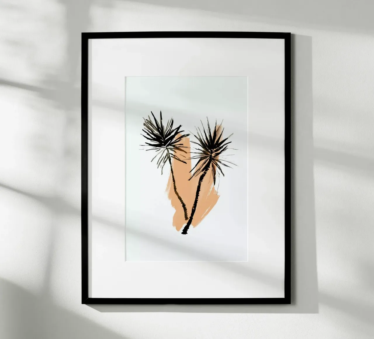 Plants & Colours 1 poster con telaio in legno da Farina Kuklinski