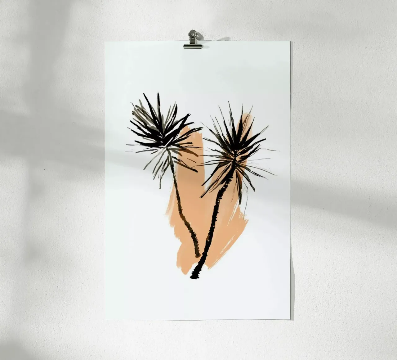 Plants & Colours 1 poster con telaio in legno da Farina Kuklinski