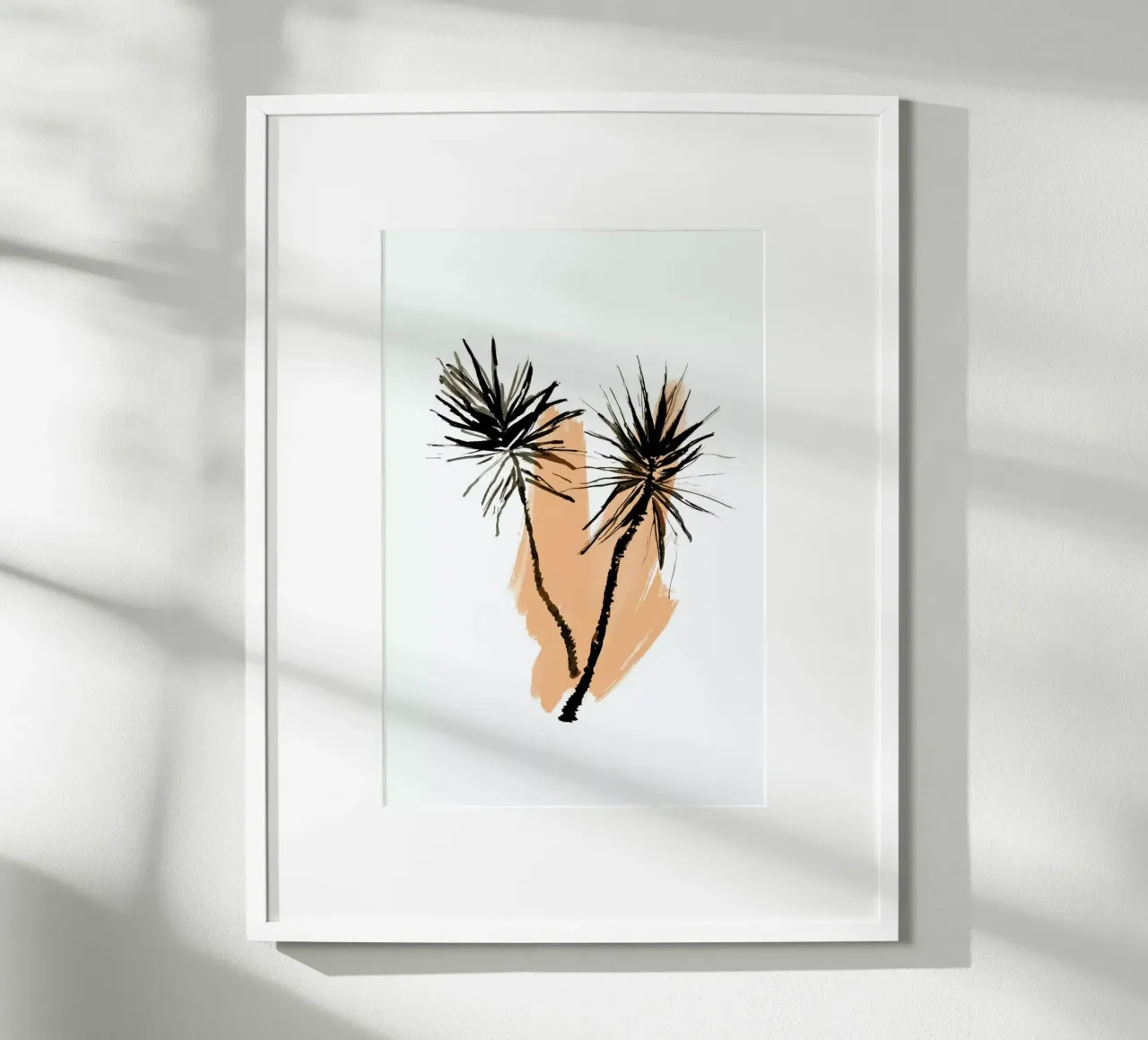 Plants & Colours 1 poster con telaio in legno da Farina Kuklinski