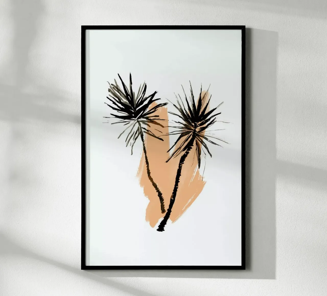 Plants & Colours 1 poster con telaio in legno da Farina Kuklinski