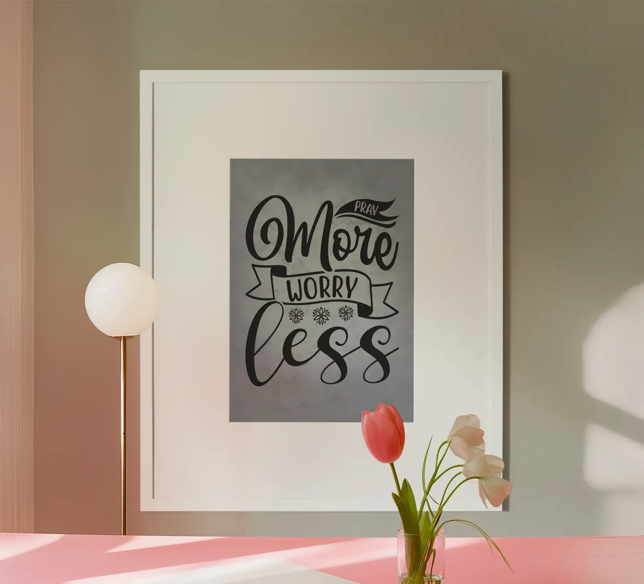Pregare di più preoccuparsi di meno poster da Farryn