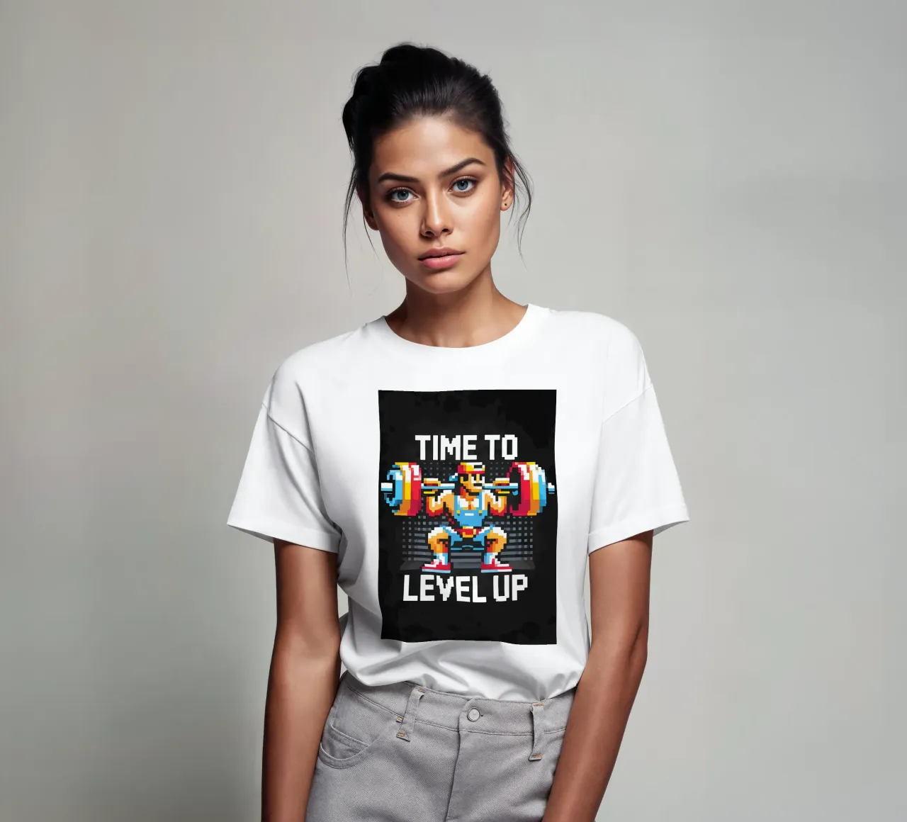 È ora di salire di livello, allenamento Motivazionale per i giocatori t-shirt da Delaplane