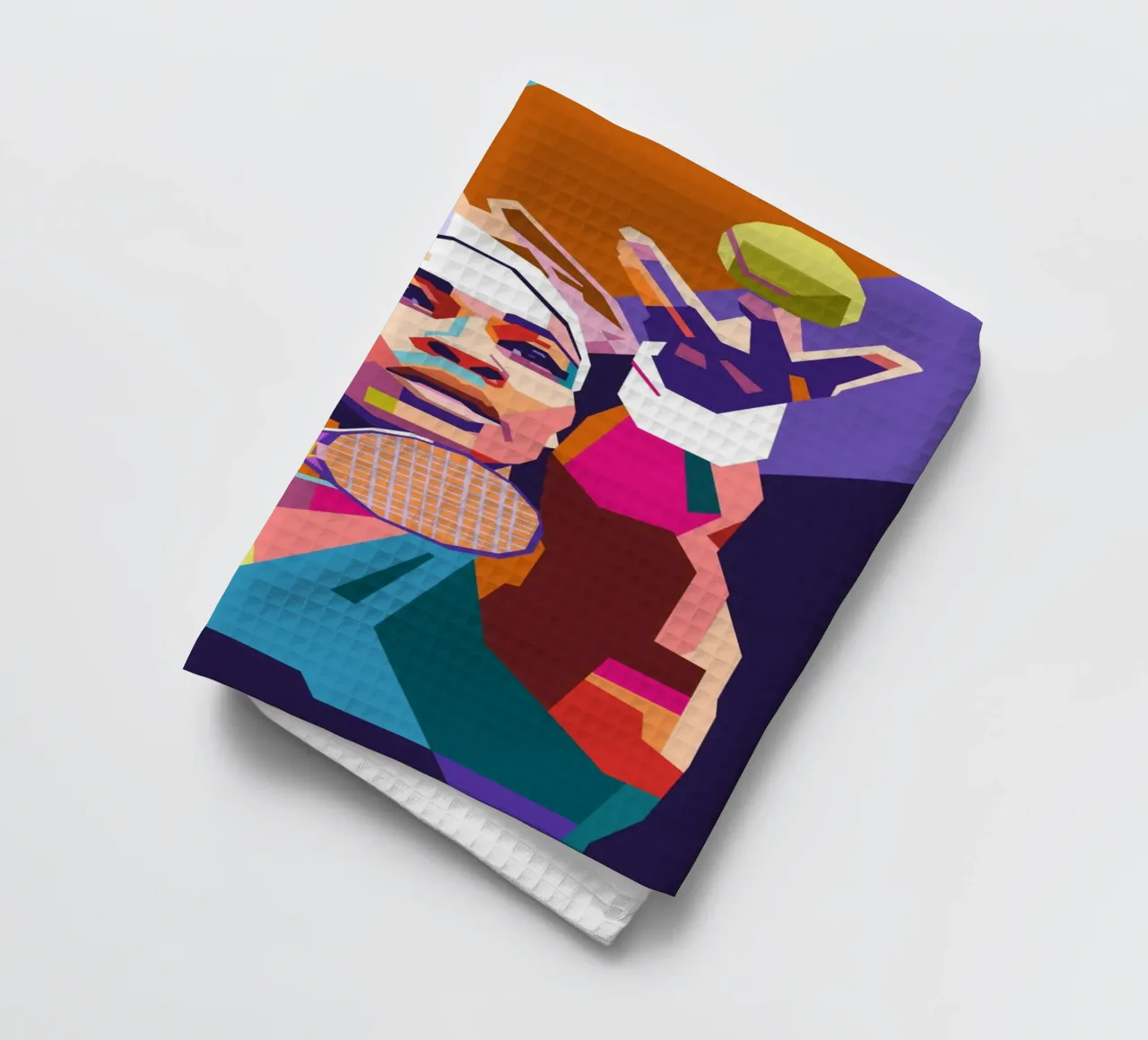 Serena Williams sullo stile artistico di WPAP canovaccio da cucina da Hantamrata