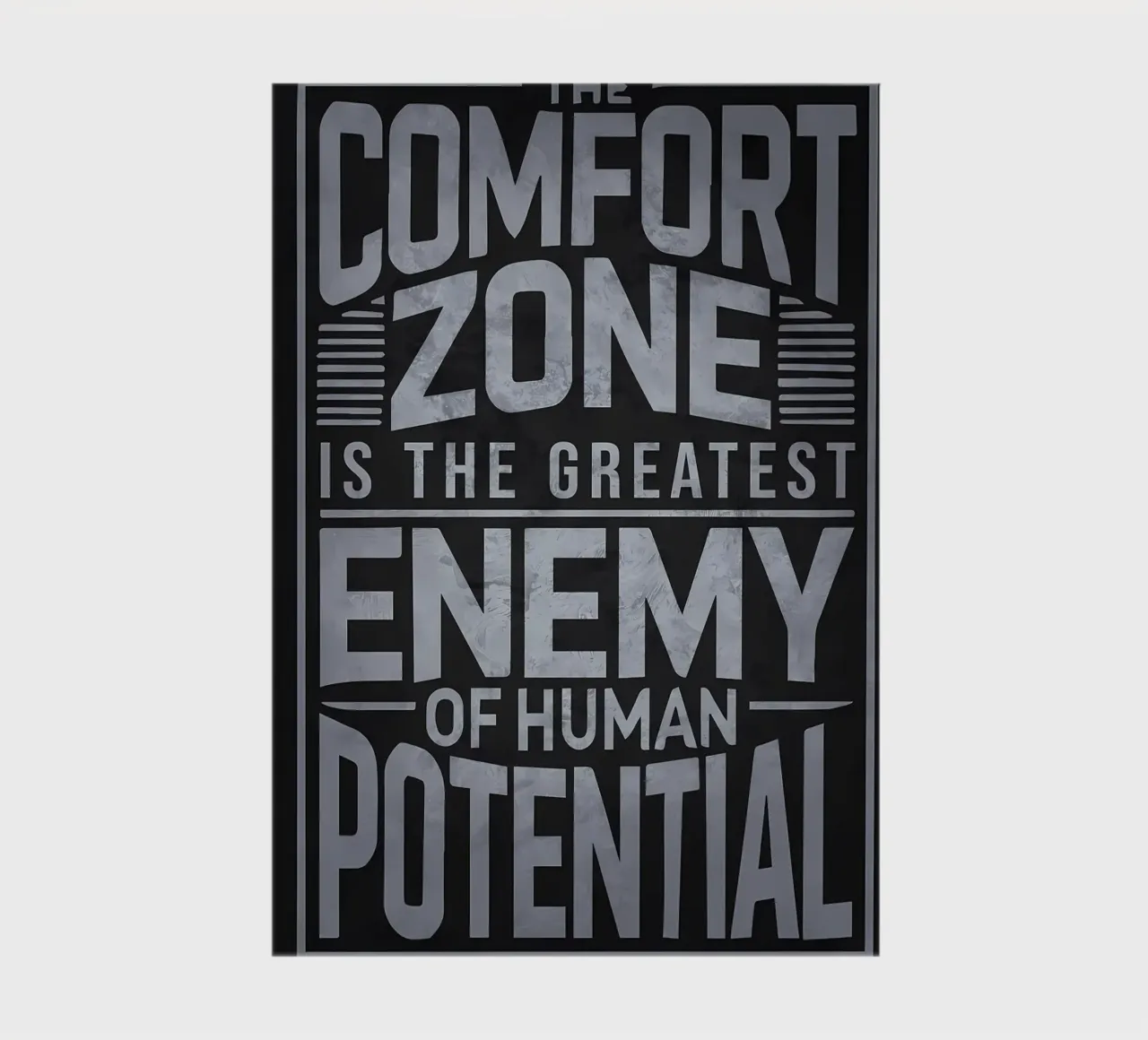 Comfortzone is vijand notitieboek van Delaplane