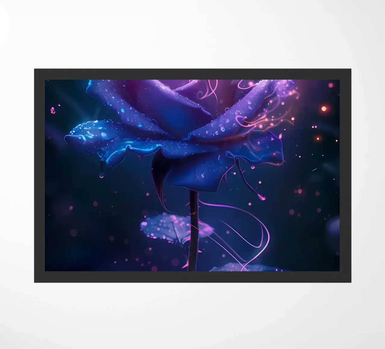 Fiore di rosa cosmico zerbino da Ginnery