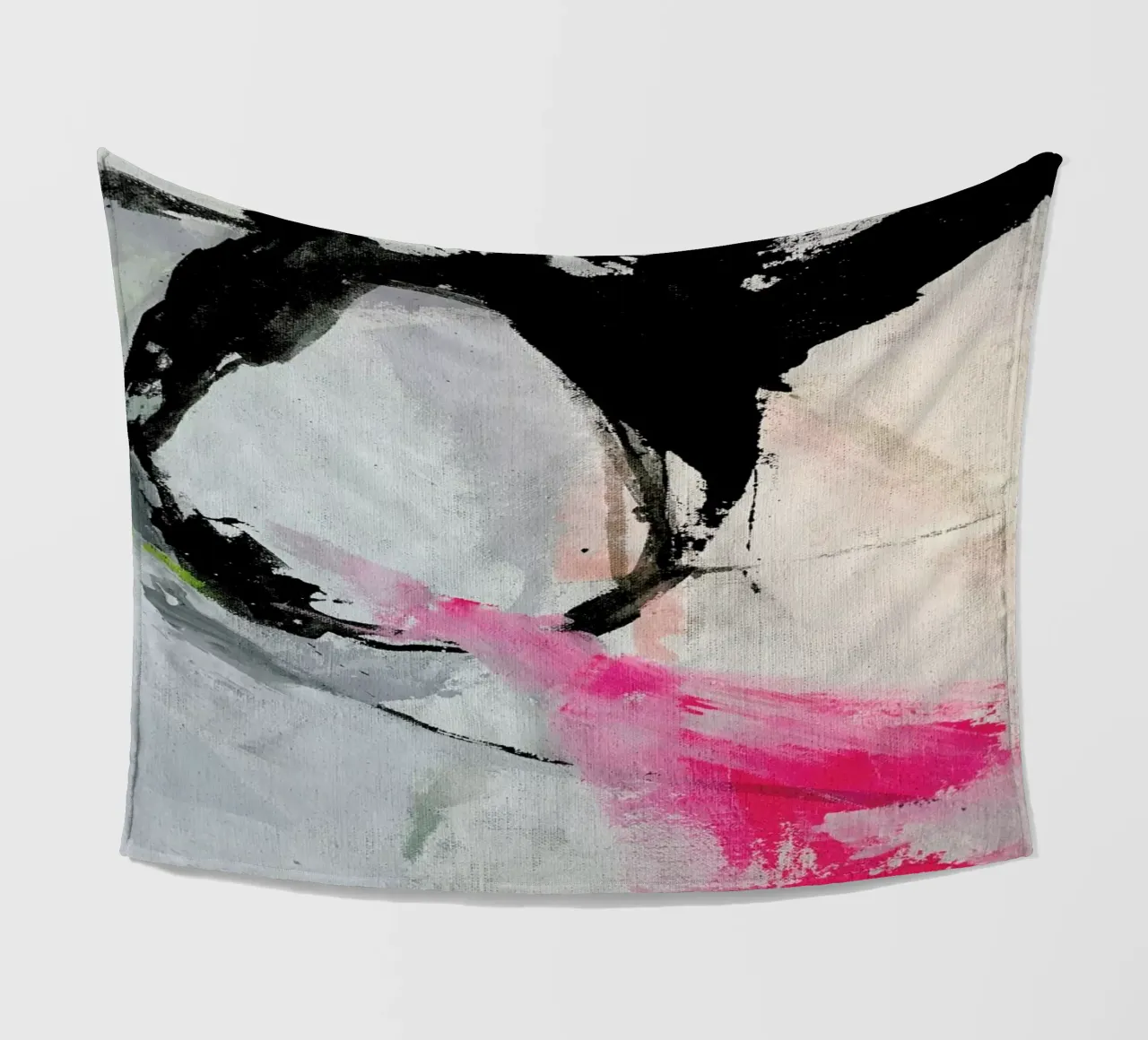 Melt Series 10 fleece blanket by Mala Alani