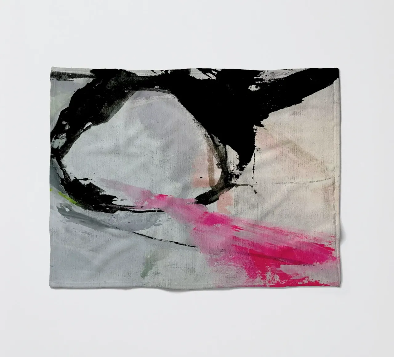 Melt Series 10 fleece blanket by Mala Alani