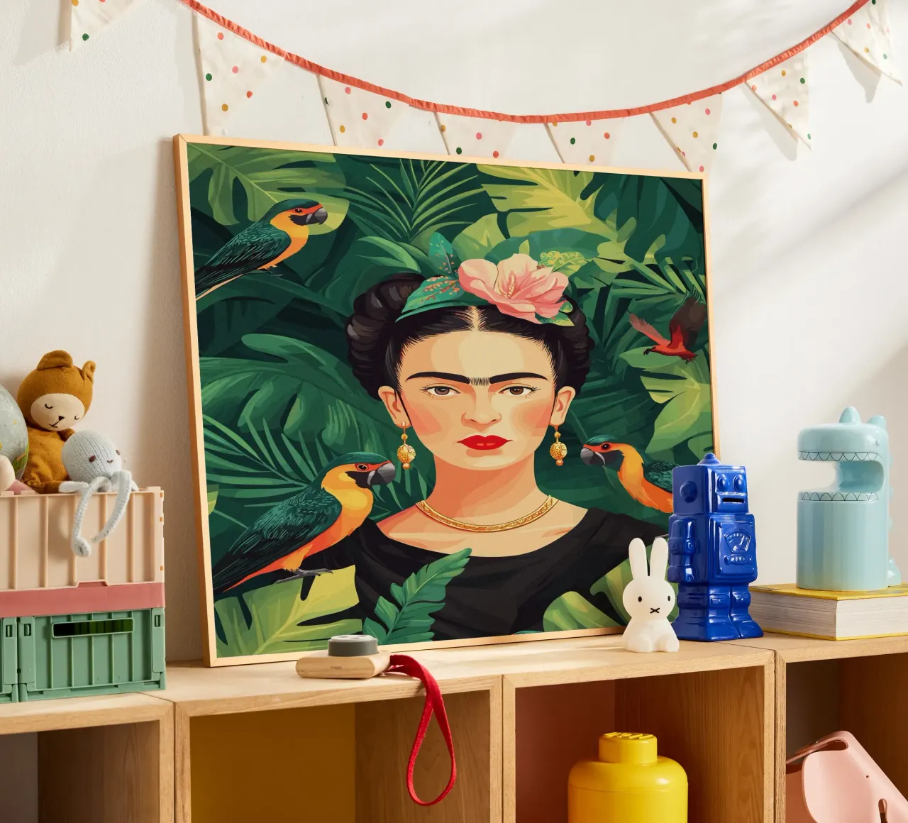 woman with a floral hahnemühle by ramosashop