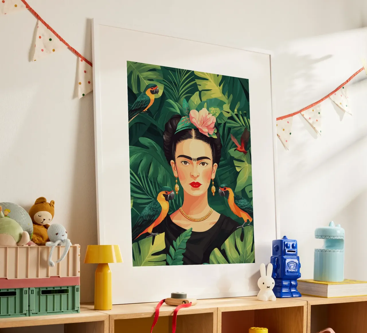 woman with a floral hahnemühle by ramosashop