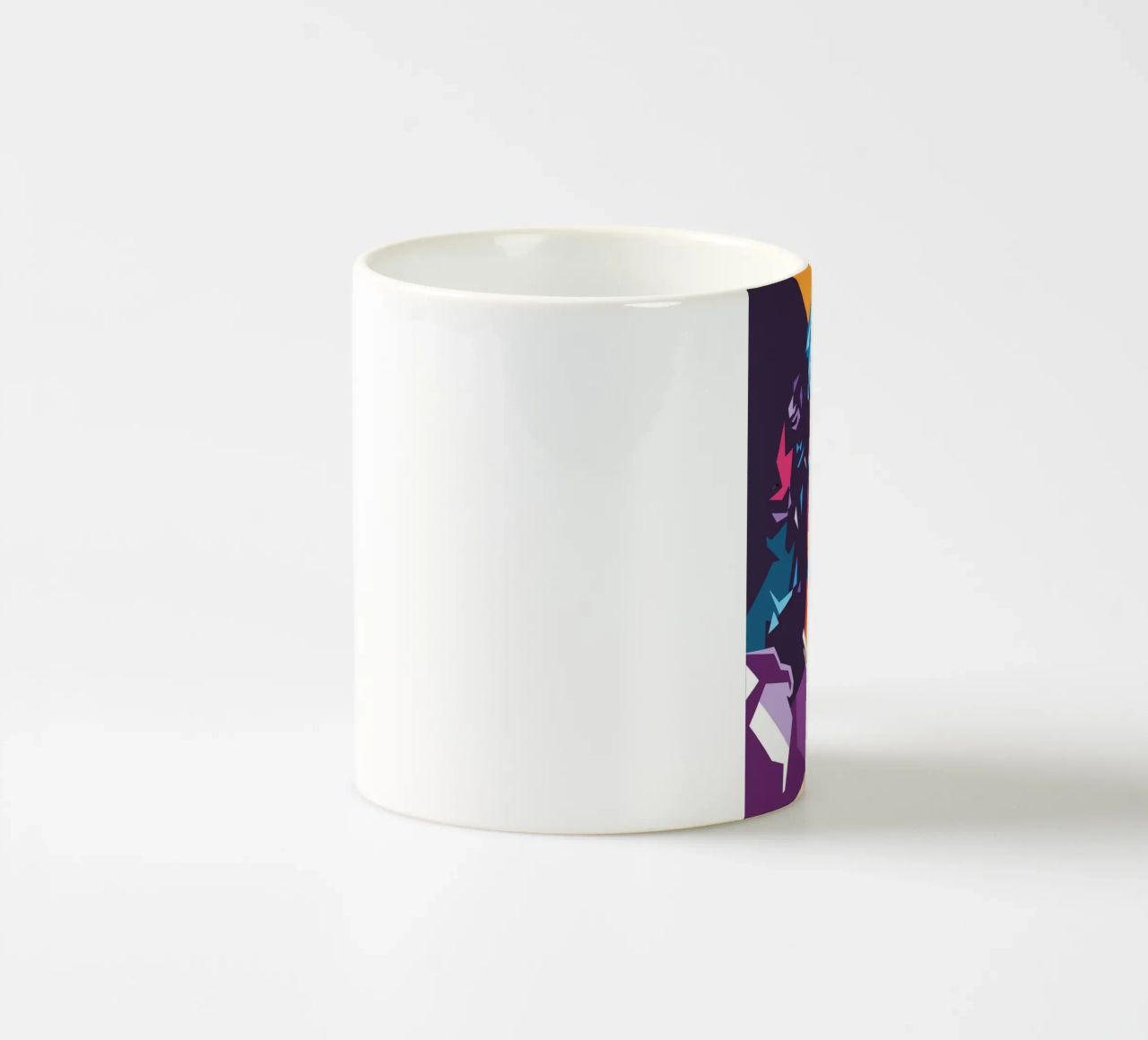 Jimmy Page sullo stile artistico di WPAP tazza in ceramica da Hantamrata