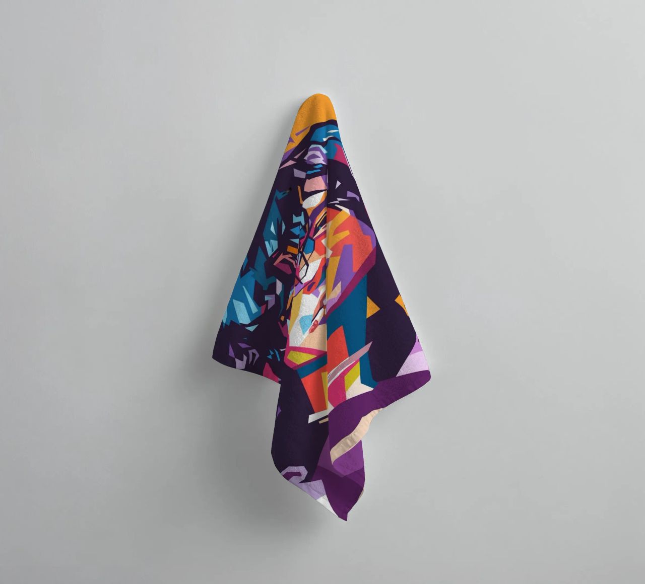 Jimmy Page on WPAP art style towel by Hantamrata