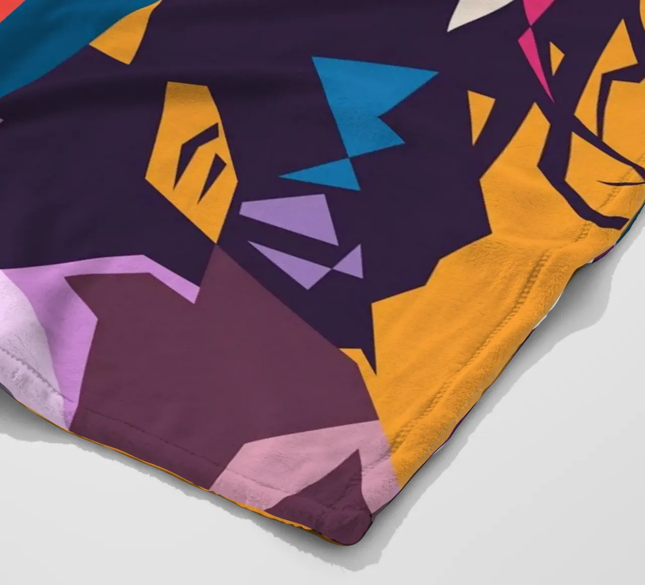 Jimmy Page sullo stile artistico di WPAP coperta in pile da Hantamrata